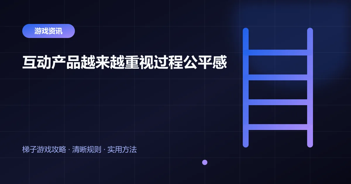 互动产品越来越重视过程公平感封面
